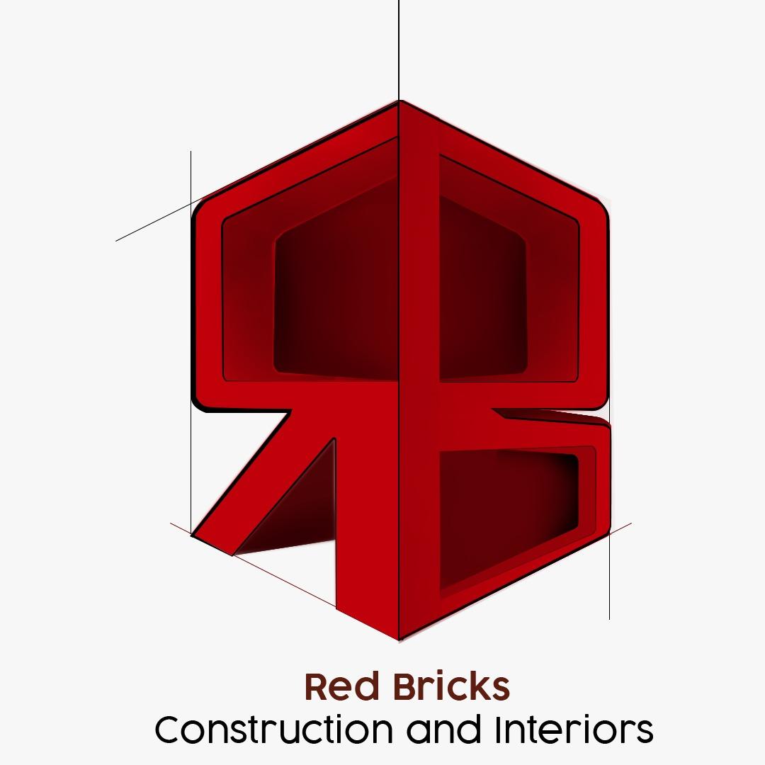Red Bricks Construction and Interiors company logo